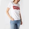 T-shirt damski koszulka Levi's Levis biały bawełniana małe logo